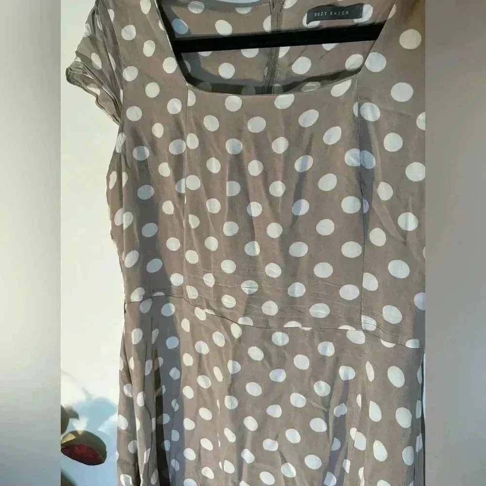 SUZY SHIER polka dot dress - Picture 4 of 4